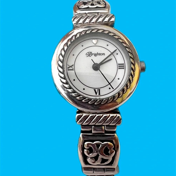 Brighton Camden 2-Tone Reversible Watch.  Black & Brown with new battery - Picture 8 of 10